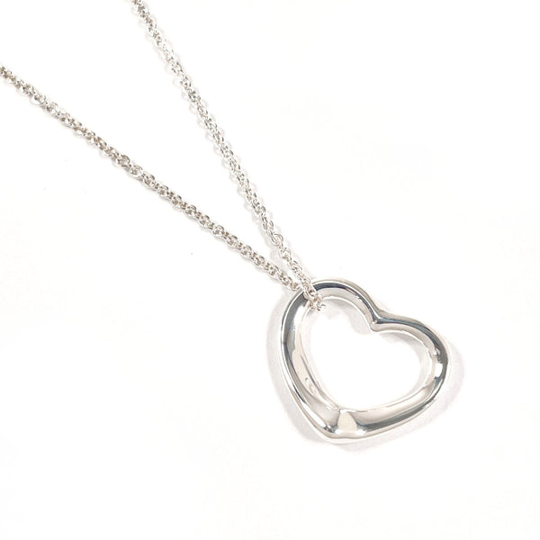 TIFFANY&Co. Necklace Open heart Elsa Peretti Silver925 Silver Women Used