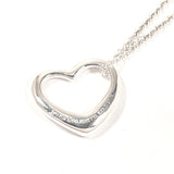 TIFFANY&Co. Necklace Open heart Elsa Peretti Silver925 Silver Women Used