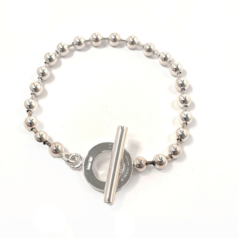 GUCCI bracelet Ball chain Silver925 Silver unisex Used