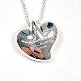 TIFFANY&Co. Necklace Full heart Elsa Peretti Silver925 Silver Women Used