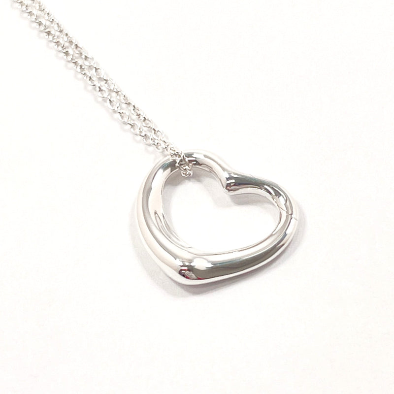 TIFFANY&Co. Necklace Open heart Elsa Peretti Silver925 Silver Women Used