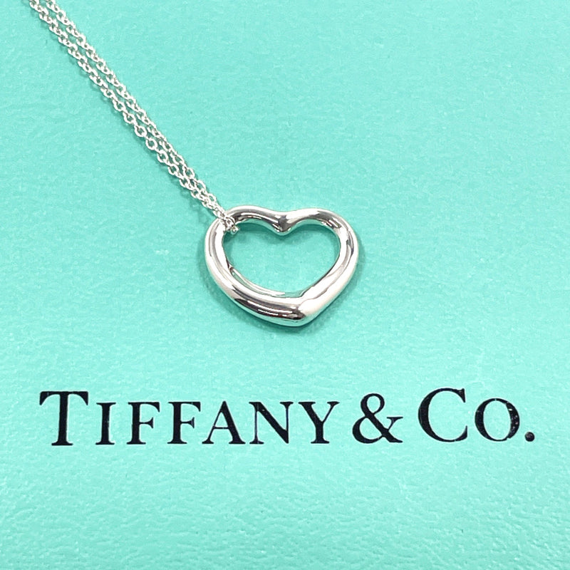 TIFFANY&Co. Necklace Open heart Elsa Peretti Silver925 Silver Women Used