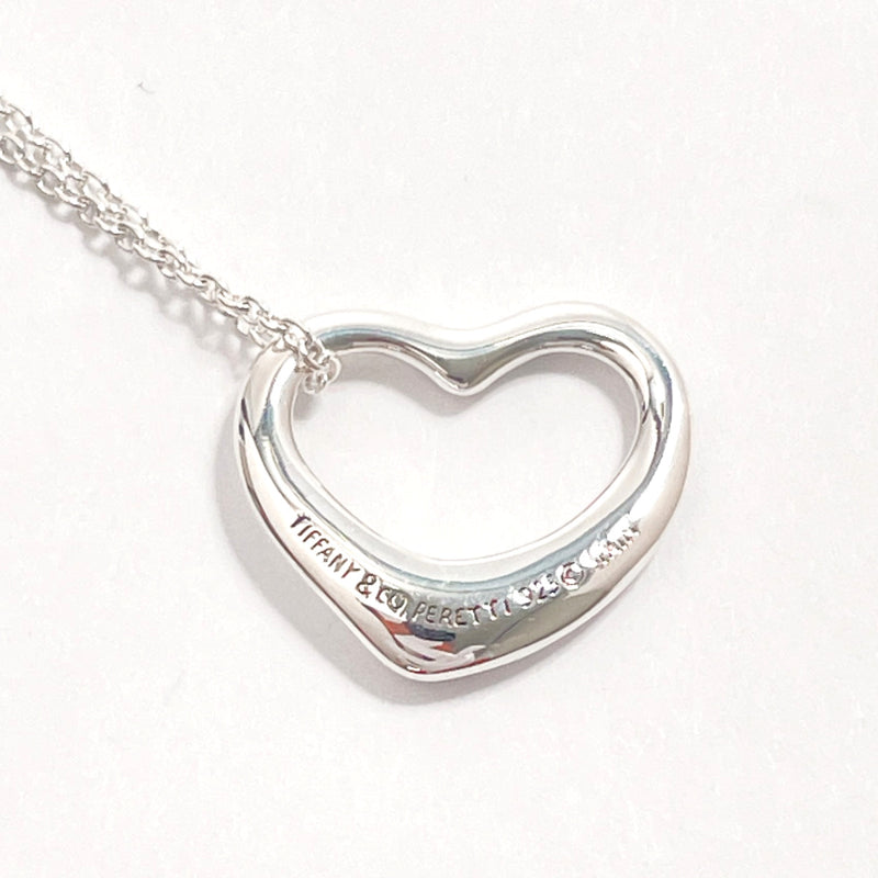 TIFFANY&Co. Necklace Open heart Elsa Peretti Silver925 Silver Women Used