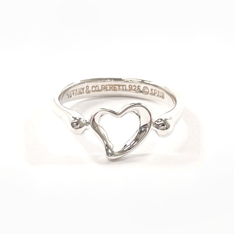 TIFFANY&Co. Ring Open heart Elsa Peretti Silver925 #12(JP Size) Silver Women Used