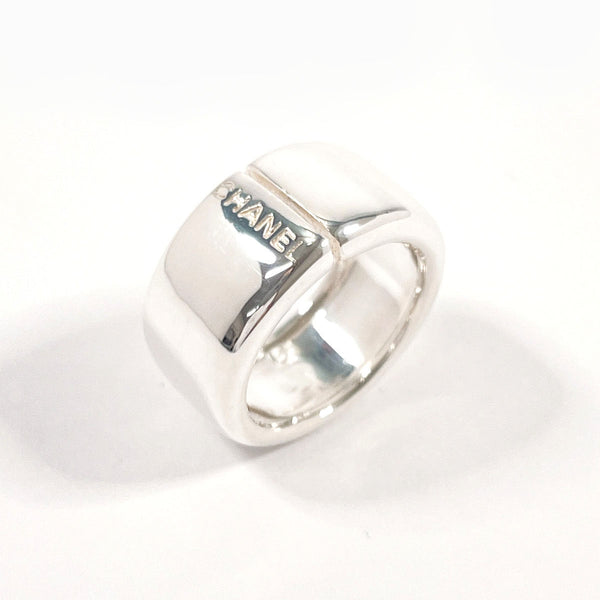 CHANEL Ring logo Silver925 #US 5 1/4 Silver Women Second hand