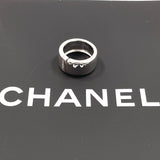 CHANEL Ring logo Silver925 #US 5 1/2 Silver Women Second hand