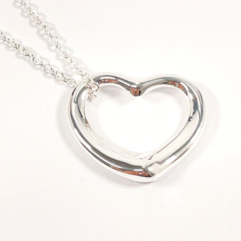 TIFFANY&Co. Necklace Open heart Elsa Peretti Silver925 Silver Women Used