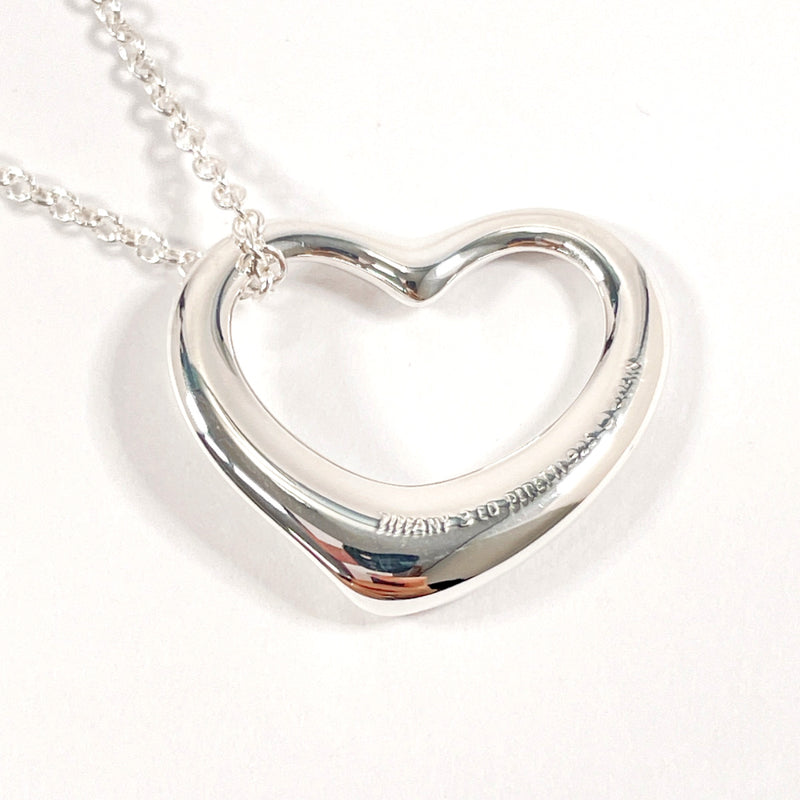 TIFFANY&Co. Necklace Open heart Elsa Peretti Silver925 Silver Women Used