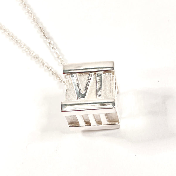 TIFFANY&Co. Necklace Atlas cube Silver925 Silver Women Used