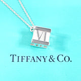 TIFFANY&Co. Necklace Atlas cube Silver925 Silver Women Used