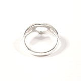 TIFFANY&Co. Ring Open heart Sterling Silver #10(JP Size) Silver Women Used