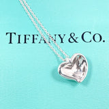 TIFFANY&Co. Necklace Curved heart Elsa Peretti Silver925 Silver Women Second hand