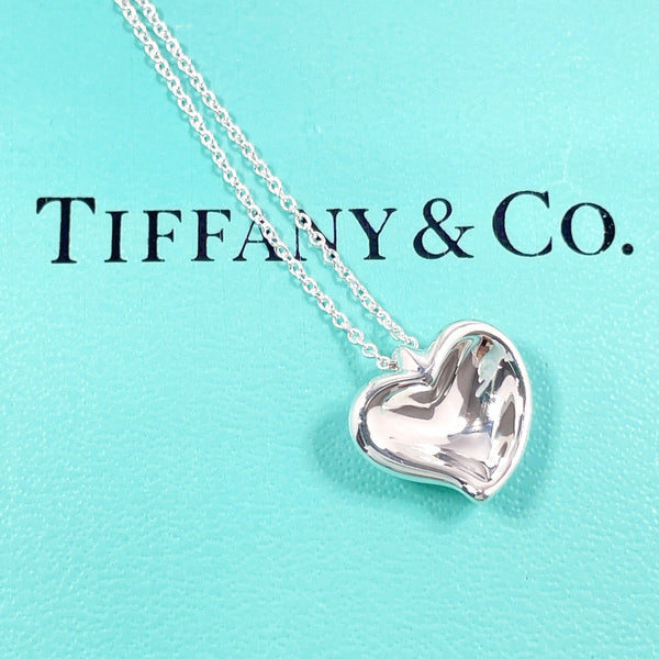 TIFFANY&Co. Necklace Curved heart Elsa Peretti Silver925 Silver Women Used