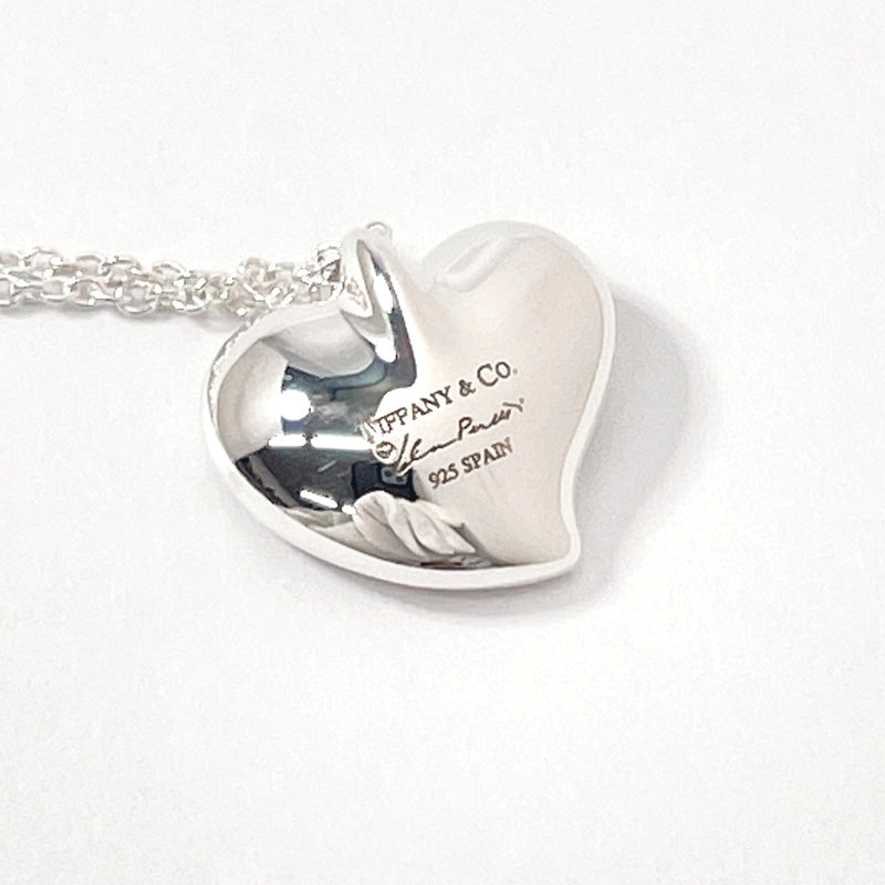 TIFFANY&Co. Necklace Curved heart Elsa Peretti Silver925 Silver Women Second hand