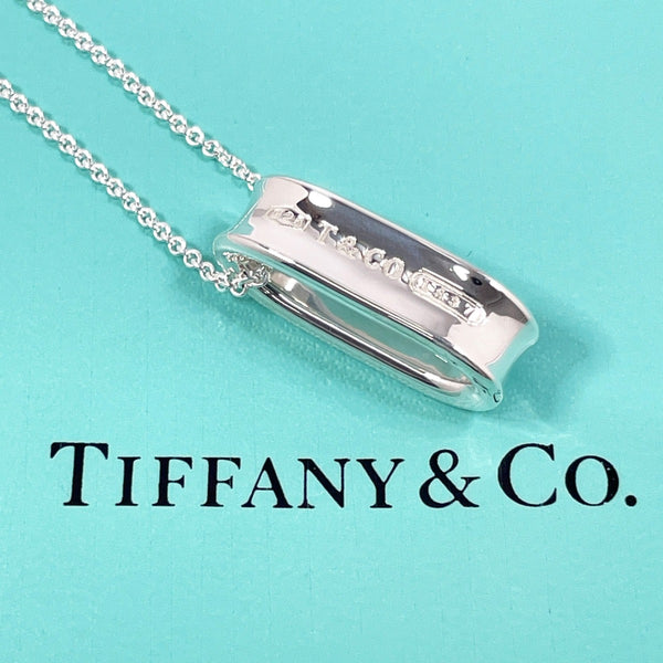 TIFFANY&Co. Necklace 1837 Cushion Pendant Silver925 Silver Women Used