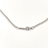 TIFFANY&Co. Necklace Atlas plate Ball chain Silver925 Silver Women Used