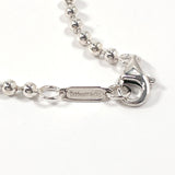 TIFFANY&Co. Necklace Atlas plate Ball chain Silver925 Silver Women Used