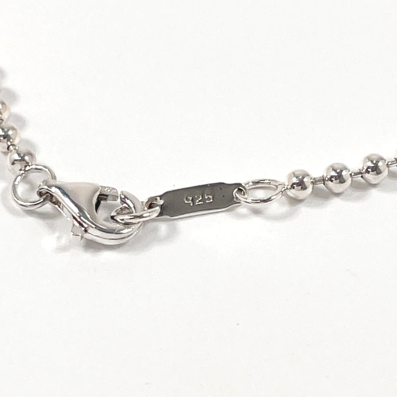 TIFFANY&Co. Necklace Atlas plate Ball chain Silver925 Silver Women Used