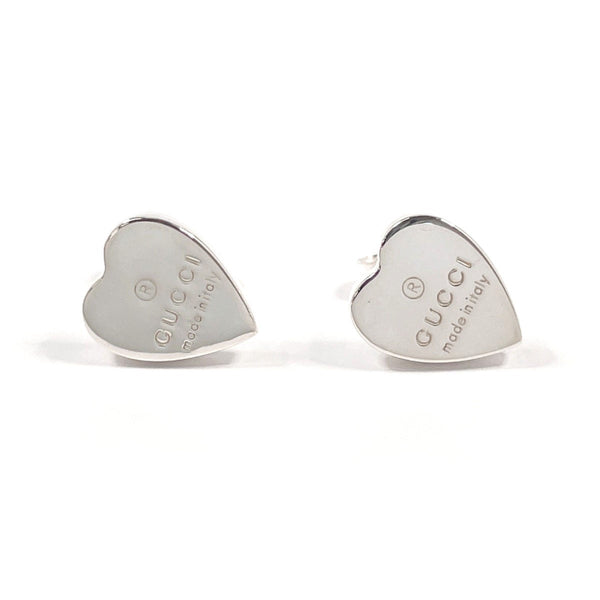 GUCCI earring 223990 J8400 8106 Trademark heart shape Silver925 Silver Women Second hand