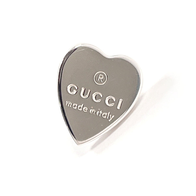 GUCCI earring 223990 J8400 8106 Trademark heart shape Silver925 Silver Women Second hand
