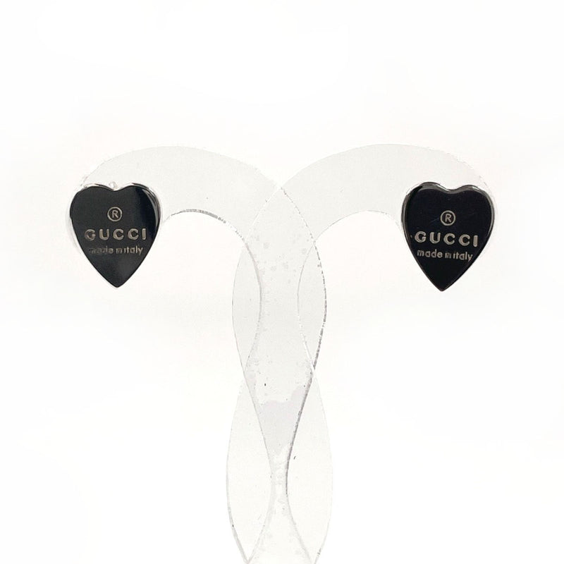 GUCCI earring 223990 J8400 8106 Trademark heart shape Silver925 Silver Women Used