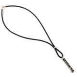TIFFANY&Co. Necklace Atlas bar Silver925/rubber Silver unisex Second hand