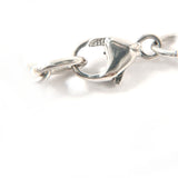 TIFFANY&Co. Necklace Atlas bar Silver925/rubber Silver unisex Second hand