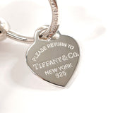 TIFFANY&Co. key ring heart tag key ring Return to Silver925 Silver Women Used