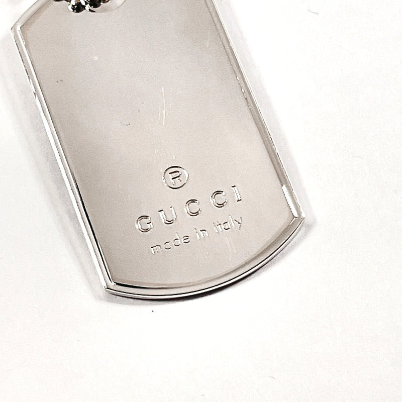 GUCCI Necklace Dog tag Ball chain Silver925 Silver unisex Used