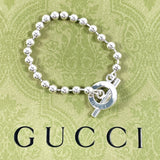 GUCCI bracelet Ball chain Silver925 Silver unisex Used