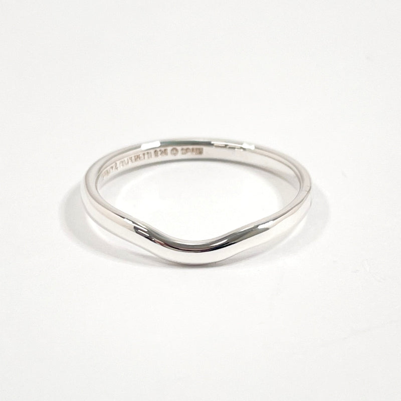 TIFFANY&Co. Ring Curved banding Elsa Peretti Silver925 #14.5(JP Size) Silver Women Used