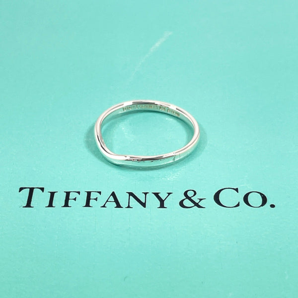 TIFFANY&Co. Ring Curved banding Elsa Peretti Silver925 #14.5(JP Size) Silver Women Used