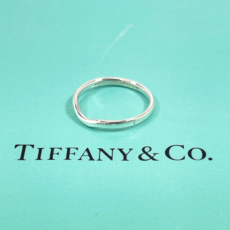 TIFFANY&Co. Ring Curved banding Elsa Peretti Silver925 #14.5(JP Size) Silver Women Used