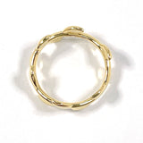 TIFFANY&Co. Ring Olive Leaf Band Ring Narrow Paloma Picasso K18 yellow gold #8(JP Size) gold Women Used