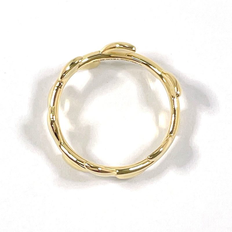 TIFFANY&Co. Ring Olive Leaf Band Ring Narrow Paloma Picasso K18 yellow gold #8(JP Size) gold Women Used