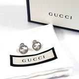 GUCCI earring 457109 J8400 0811 Interlocking G Silver925 Silver unisex Used