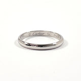 CARTIER Ring CRB4012554 1895 Wedding Ring Pt950Platinum #13(JP Size) Silver Women Used