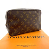 LOUIS VUITTON Pouch M47524 Truth Toilette 23 Monogram canvas Brown unisex Used