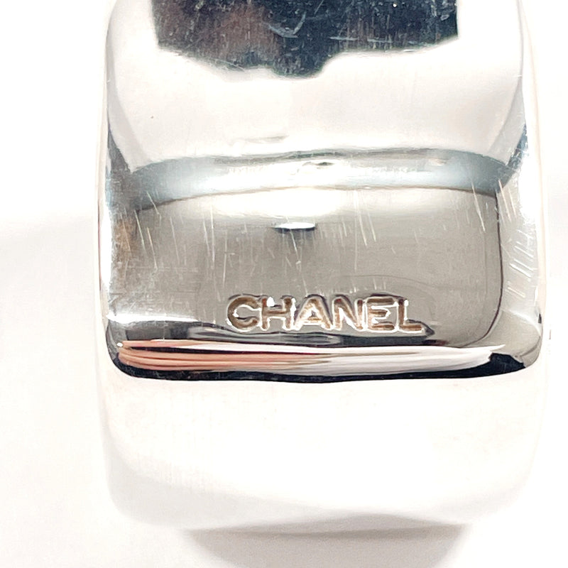 CHANEL Ring Square ring Silver925 #14.5(JP Size) Silver Women Used