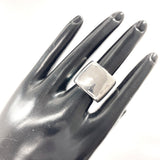 CHANEL Ring Square ring Silver925 #14.5(JP Size) Silver Women Used