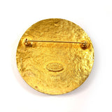 CHANEL Brooch vintage metal gold 23 Women Used