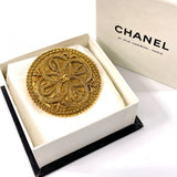 CHANEL Brooch vintage metal gold 23 Women Used