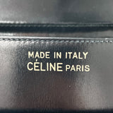 CELINE Shoulder Bag Carriage hardware leather Black Women Used