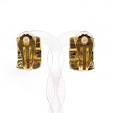 HERMES Earring Emaille Shippo metal gold gold Women Used