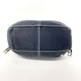 TOD’S Shoulder Bag leather Navy Women Used