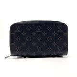 LOUIS VUITTON purse M61698 Zippy XL Monogram Eclipse Black mens Second hand