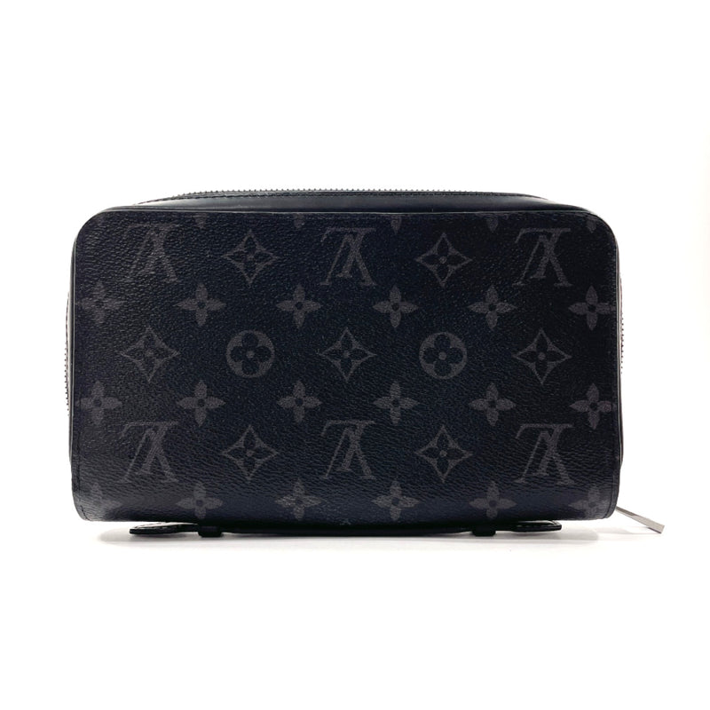 LOUIS VUITTON purse M61698 Zippy XL Monogram Eclipse Black mens Second hand