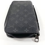 LOUIS VUITTON purse M61698 Zippy XL Monogram Eclipse Black mens Second hand