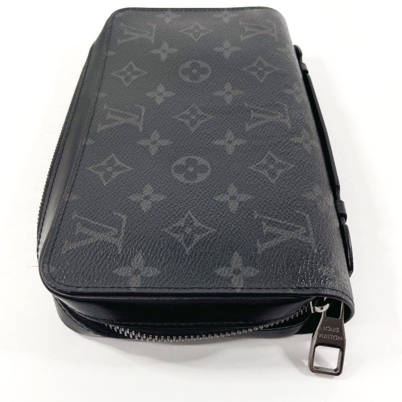 LOUIS VUITTON purse M61698 Zippy XL Monogram Eclipse Black mens Used