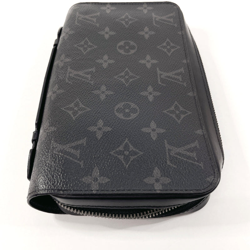 LOUIS VUITTON purse M61698 Zippy XL Monogram Eclipse Black mens Second hand